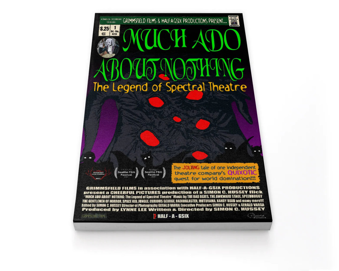 Much Ado About Nothing: The Legend of Spectral Theatre Poster Art On Canvas